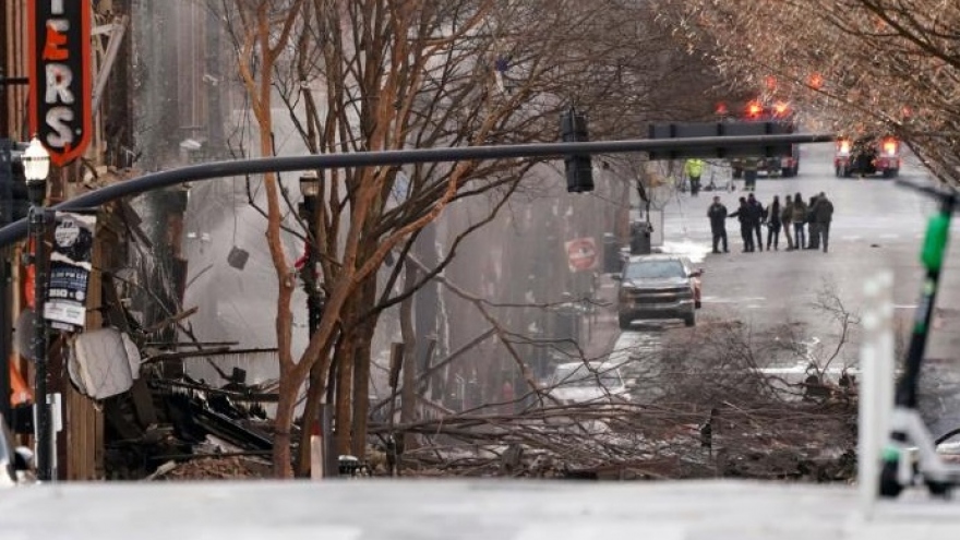Giới chức Mỹ khẩn trương xác định "phần thi thể" gần hiện trường vụ nổ Nashville